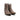 Stivali texani Gaucho in pelle marrone vintage con cuciture fiamme BL2497 MARRO MEXICANA 