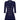 Blue mini robe-manteau dress with gold double-breasted button fastening AB19026E2 590 ELISABETTA FRANCHI 