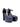 Scarpa con tacco Miami in pelle blu metallizzato MIAMI ELETTRIC GUGLIELMO ROTTA 