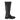 STIVALE IN PELLE NERA CON DOPPIA ZIP DI CHIUSURA MADMAN BLACK ASH 