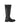 STIVALE IN PELLE NERA CON DOPPIA ZIP DI CHIUSURA MADMAN BLACK ASH 