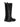STIVALE IN PELLE NERA CON DOPPIA ZIP DI CHIUSURA MADMAN BLACK ASH 