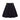 Minigonna a pieghe in nylon tecnico con zip GO037 110 ELISABETTA FRANCHI 