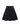 Minigonna a pieghe in nylon tecnico con zip GO037 110 ELISABETTA FRANCHI 