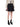 Minigonna a pieghe in nylon tecnico con zip GO037 110 ELISABETTA FRANCHI 