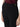 Straight-leg stretch crepe trousers with logo rivet PA030 110 ELISABETTA FRANCHI 