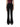 Straight-leg stretch crepe trousers with logo rivet PA030 110 ELISABETTA FRANCHI 