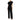 Black chenille jumpsuit embroidered with sequins TU03347E2 110 ELISABETTA FRANCHI 