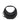 Hogan Bam Bam Medium Black Hobo Bag KBW01QS0200TM5B999 BLACK HOGAN 
