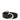 black elastic leather belt with silver metal buckle D10366SOFT NERO ORCIANI 