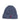Berretto in lana a coste con logo blu KIRUNAK09 760 AFTER LABEL 