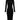 Black viscose knit dress with jewel cufflinks AM28S57E2 110 ELISABETTA FRANCHI 