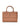 Borsa tote grande marrone con logo in rilievo BS34A56E2 EC1 ELISABETTA FRANCHI 