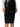 black skirt with crocodile-print texture GO10858E2 110 ELISABETTA FRANCHI 