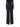 Pantaloni in crépe leggero nero con nastro logo PA10356E2 110 ELISABETTA FRANCHI 