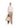 Burgundy Shopping Bag Hogan Script Medium in ivory and brown canvas KBW01TA2300UH50VA7 WHITE HOGAN 