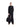 Shopping bag Hogan Script Media in black canvas. KBW01TA2300UH7012D BLACK HOGAN 