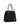 Shopping bag Hogan Script Medium in black canvas. KBW01TA2300UH7012D BLACK HOGAN 