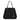 Hogan Script medium shopping bag in black canvas. KBW01TA2300UH7012D BLACK HOGAN 