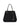 Hogan Script medium shopping bag in black canvas. KBW01TA2300UH7012D BLACK HOGAN 
