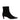 Black suede Evari ankle boot with frayed toe and mid heel EVARI NERO ROBERTO FESTA 