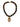 Collana corta in resina con pendente effetto marmo marrone COLLANACORTA MARRONE ALMALA 