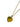 Collana lunga in metallo dorato con pendente cuore ocra COLLANACUORE GIALLO ALMALA 