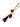 Collana lunga in metallo con charms pendenti COLLANAGRAPPOLO MARRONE ALMALA 