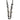 Collana lunga multistrato nera con dettagli metallici<BR/> COLLANAMILLEFILI NERO ALMALA 