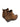 Stivaletto texano in crosta cuoio con elastici 2064VELOUR MARRONE ARDITO 