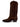 Stivale texano in camoscio cuoio con ricami 6514VELOUR MARRONE ARDITO 