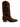 Stivale texano in camoscio cuoio con ricami 6514VELOUR MARRONE ARDITO 