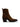 Stivaletto texano in crosta cuoio con elastici con tacco 832VELOUR MARRONE ARDITO 