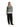 Maglione girocollo Annette Fair Isle in lana e alpaca con trama grigio LKN1808 MI12 BARBOUR 