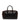 Borsa bauletto Gemma in pelle nera e camoscio marrone BS12241 NERO-MOKA GIANNI CHIARINI 