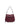 Borsa Helena Round small in pelle martellata bordeaux BS9036 ANTIQUE RUBY GIANNI CHIARINI 