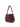 Borsa Helena Round small in pelle martellata bordeaux BS9036 ANTIQUE RUBY GIANNI CHIARINI 