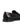 Mocassino in pelle nera con logo SIRA11 NERO HALMANERA 