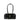 Borsa a bauletto small Celia in pelle effetto lucido nera 6061500189 BLACK KURT GEIGER 