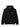 Felpa con cappuccio in tessuto felpato nero SH8864 031 LACOSTE 