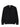 Felpa girocollo in cotone nera SH8868 031 LACOSTE 