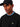 Felpa girocollo in cotone nera SH8868 031 LACOSTE 