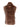 Gilet in ecofur a collo alto marrone 2655 MORO BROWN LOU ANDREA 
