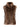 Gilet in ecofur a collo alto marrone 2655 MORO BROWN LOU ANDREA 