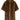 Cappottino midi in ecofur reversibile marrone KARIN MORO BROWN LOU ANDREA 