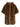 Cappottino midi in ecofur reversibile marrone KARIN MORO BROWN LOU ANDREA 
