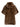 Cappottino midi in ecofur reversibile marrone KARIN MORO BROWN LOU ANDREA 