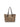 Borsa shopping media in tessuto pied de poule marrone BS12479 BEIGE MARCELLA CLUB GIANNI CHIARINI 