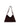 Borsa Trinity Peach Midi a spalla in suede e cuoio bordeaux B02231PEACH BURGUNDY ORCIANI 