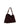 Borsa Trinity Peach Midi a spalla in suede e cuoio bordeaux B02231PEACH BURGUNDY ORCIANI 